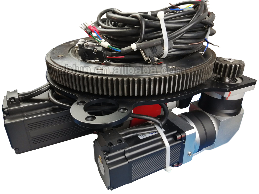 ZL-160 Double Support AGV Drive Wheel ในตัวลดเกียร์ของดาวเคราะห์