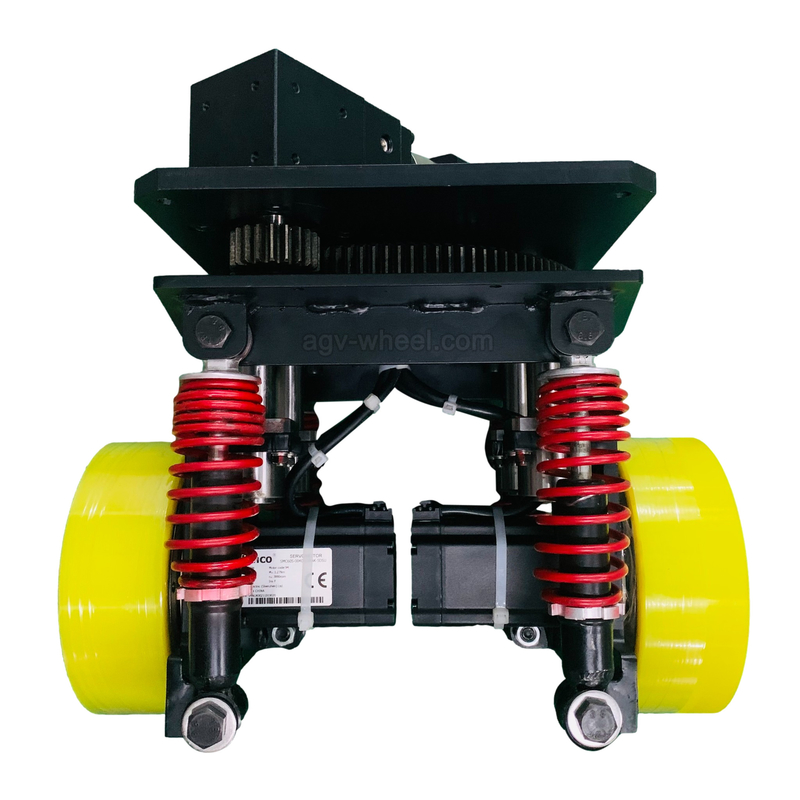 ZL-C240 500KG Differential Drive Wheel Damping Stroke 10mm Polyurethane Ets เร่งความเร็ว